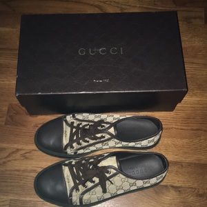 Brown & tan gucci designer OG shoes